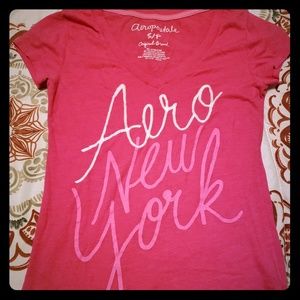 Pink Aeropostale shirt